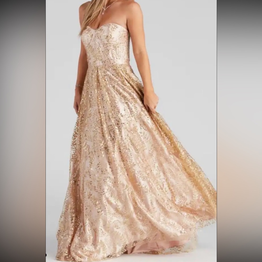 Gold/Blush Gown